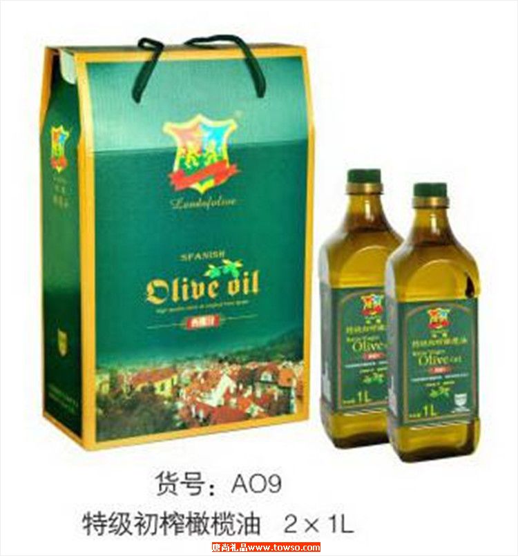 欧榄礼盒装系列之通用礼盒 2*1L特级初榨橄榄油  A09